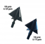 Tooth of the Arrow S-Series 4-Blade Screw-In Broadheads, 3-pack Thumbnail Image 2