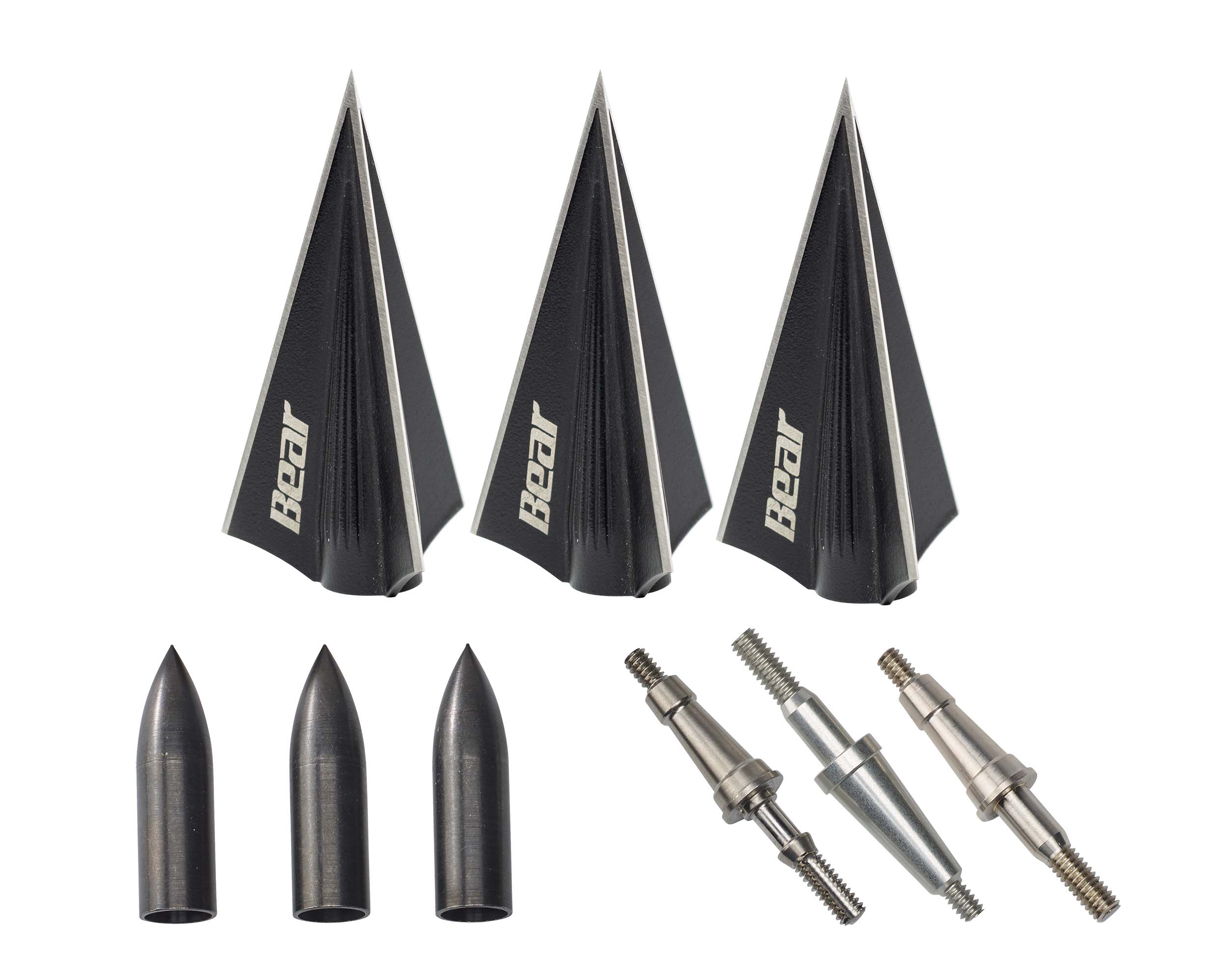 Bear ThreeBlade RazorHead VWS Broadhead, 3pk