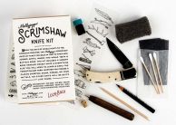 Mollyjogger Scrimshaw Bone-Handled Knife Kit