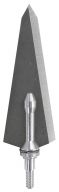 Steel Force Traditional Series 2-Blade Single Bevel Screw-In Broadheads
