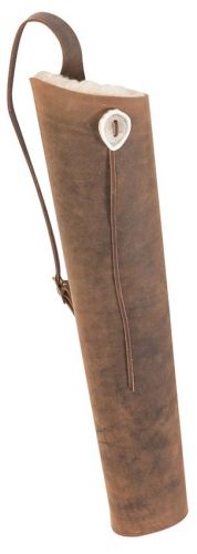 CAROL TRADITIONAL SUEDE LEATHER BACK ARROW QUIVER AQ150S BROWN 