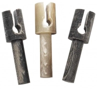 Primitive Black Buffalo Horn Arrow Nocks