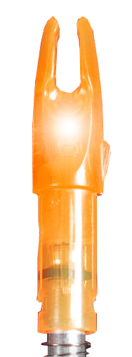 Lumenok Lighted H Nock HD Orange 3 Pack 