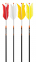 Easton 6.5 Bowhunter Flu Flu Arrows 6-pack Thumbnail Image