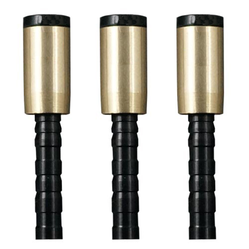 6pk GrizzlyStik custom brass inserts fits Momentum Black & UFOC shafts 