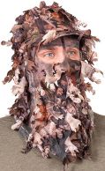 3D Camouflage Full Cover Leafy Hat