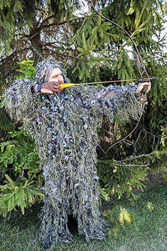 North Mountain Gear Hybrid Ghillie Suit with hooded jacket