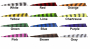 Traditional Only® Heavy Barred Shield Cut Arrow Feathers Thumbnail Image 2