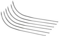 Curved Leather Needles, 12-pack