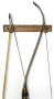 Oak Bow Rack - 2 Bow Shaker Thumbnail Image 2