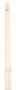 72" Unfinished Bamboo Backed Ipe Longbow Thumbnail Image 4
