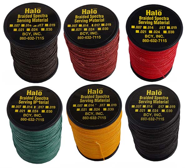 BCY Halo Serving Black .014 120 Yards 