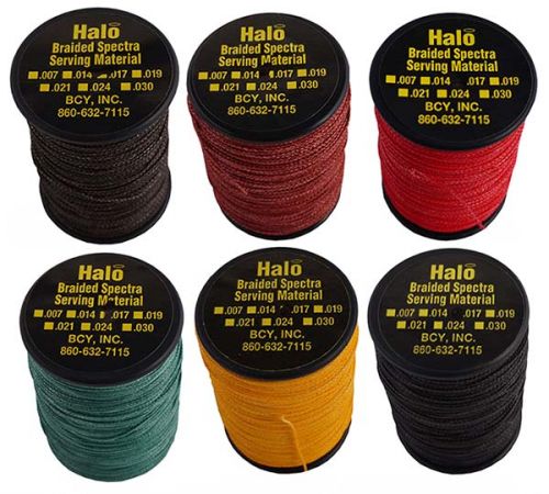 Black BCY Halo .014" Braided Spectra Serving Material Spool Bow String 