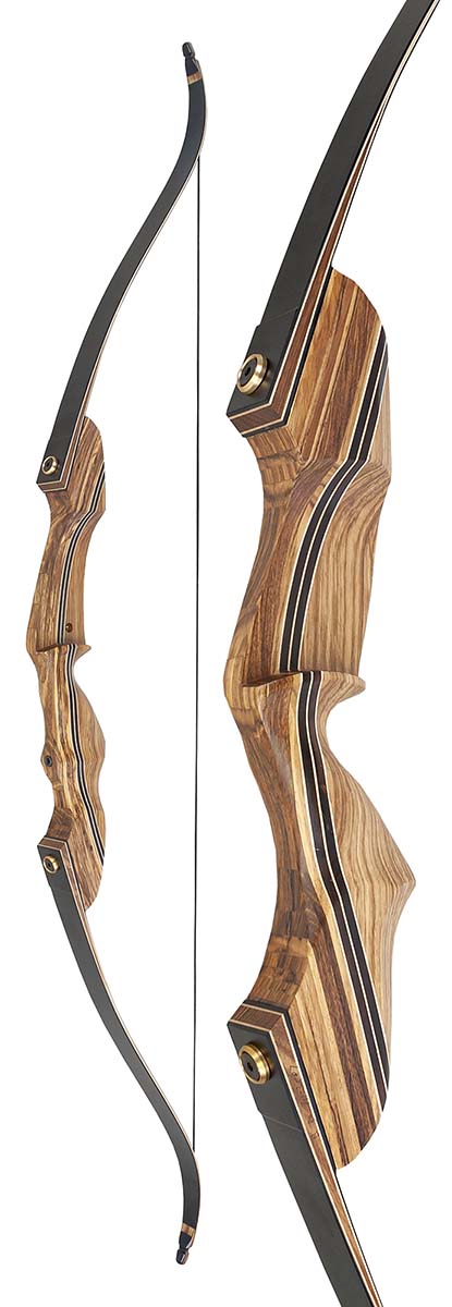Monarch recurve 40lb 62" takedown bow with bowstringer RH 