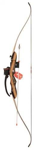 12-Piece Bowfishing Arrow Set With Reel - Fiberglass Arrows With Broadheads For Compound/Recurve Bows