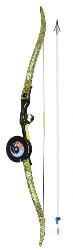 PSE Kingfisher Bowfishing Recurve Bow, Right Hand, Green