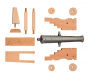 Mini Old Ironsides Cannon Kit Thumbnail Image