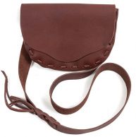 Rifleman Brown Leather Possibles Bag